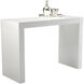 Faro High Gloss White Bar Table